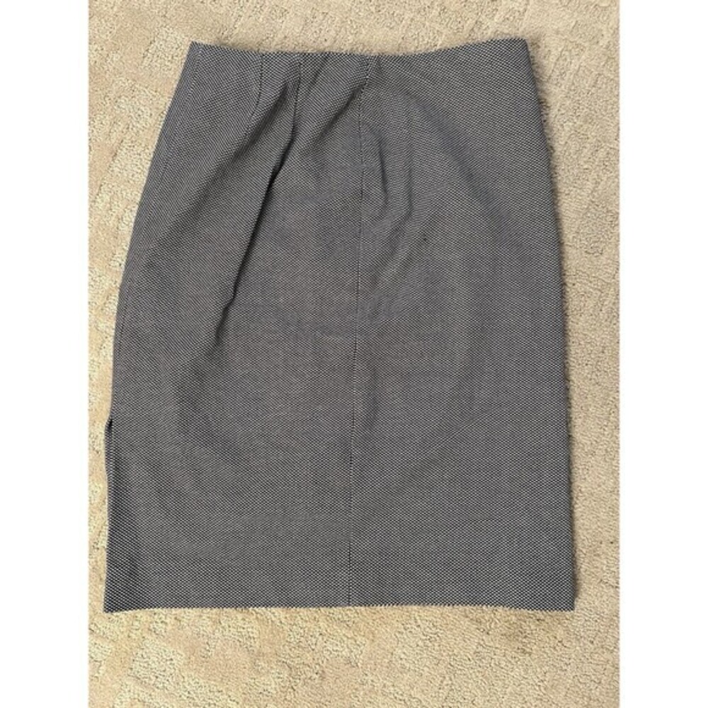 Dana Buchman‎ Womens sz 8 blue textured pencil skirt